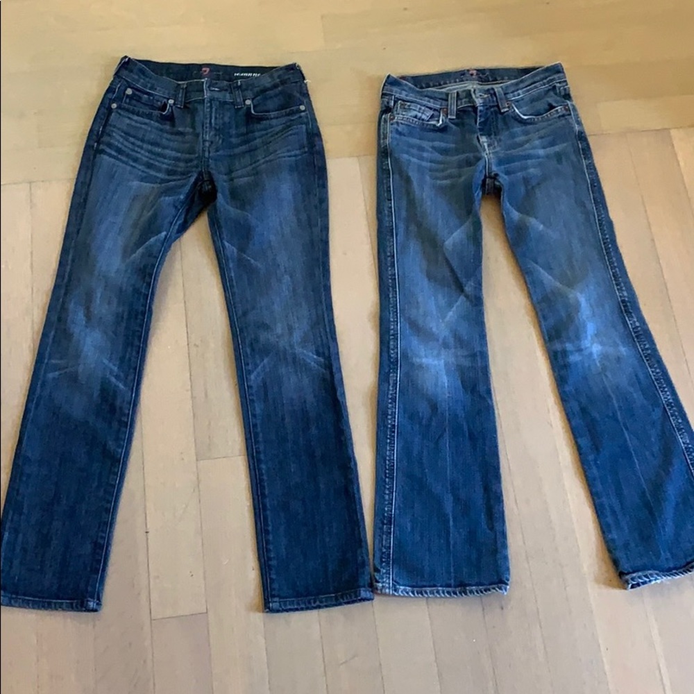 7 for all mankind girls jeans lot